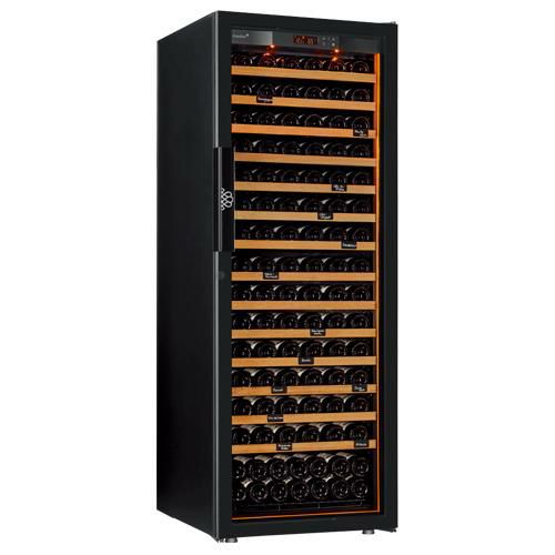 今週限定値下げEuroCaveユーロカーヴワインセラー3段 黒色 LED照明 EuroCave（ユーロカーブ）Compact59 黒色 38本 ガラスドア